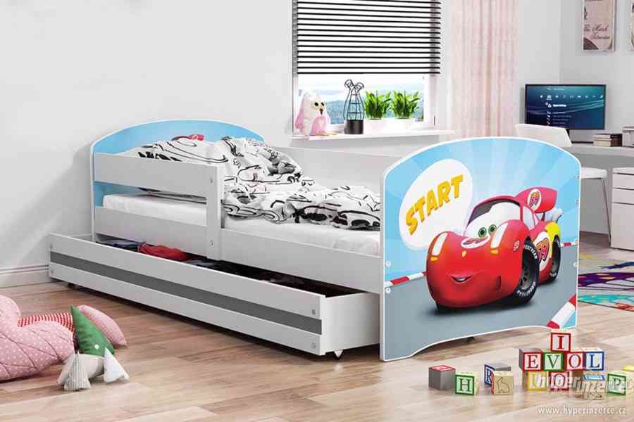Dětská postel Luki 160x80 + matrace + šuplík - foto 9
