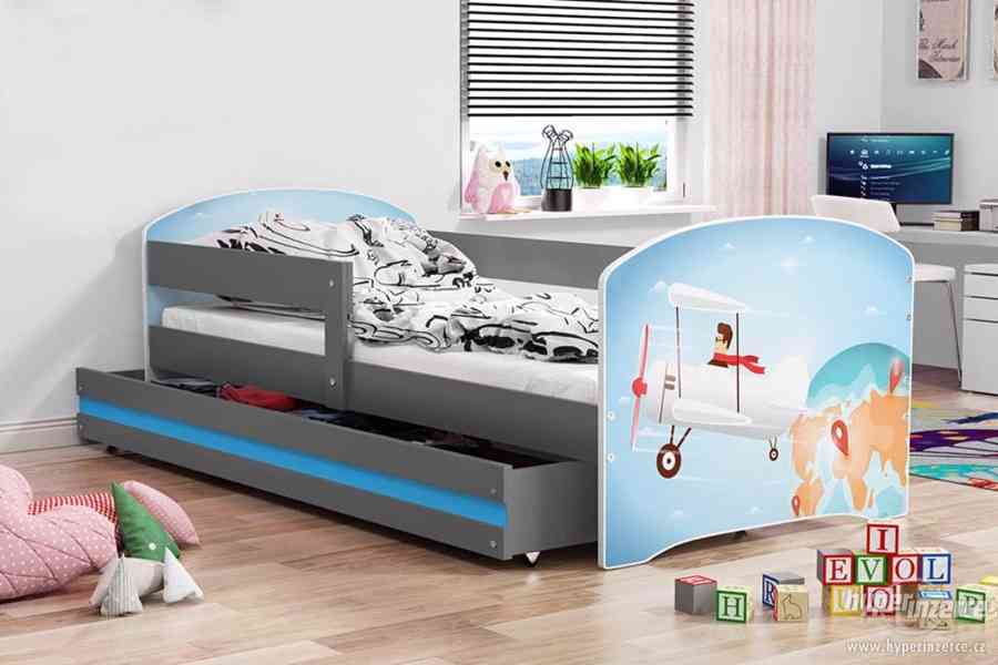 Dětská postel Luki 160x80 + matrace + šuplík - foto 11