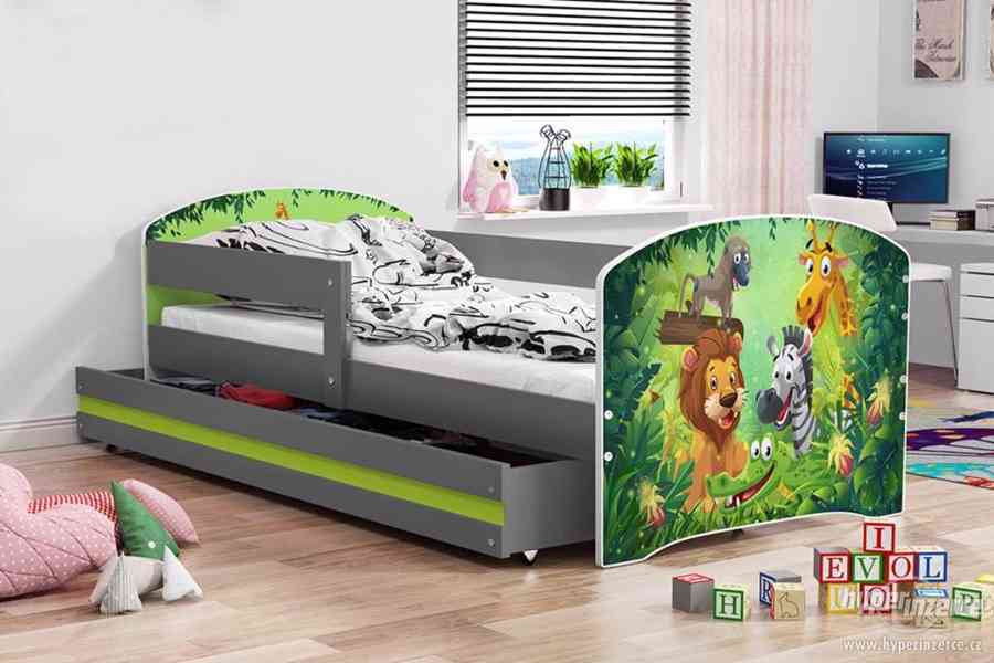Dětská postel Luki 160x80 + matrace + šuplík - foto 14