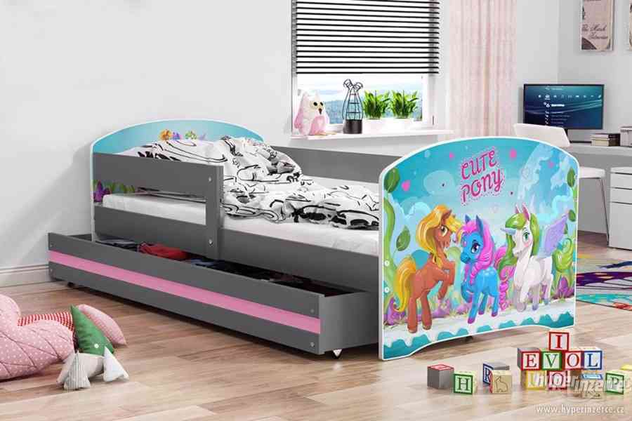 Dětská postel Luki 160x80 + matrace + šuplík - foto 17