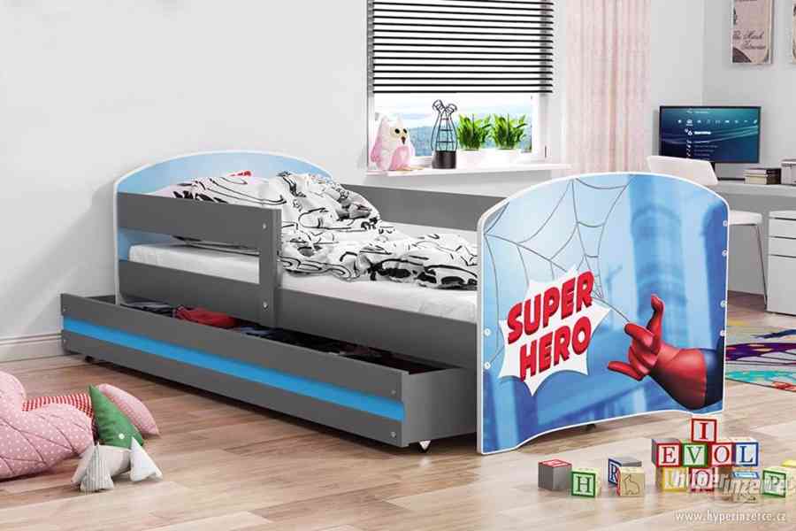 Dětská postel Luki 160x80 + matrace + šuplík - foto 18