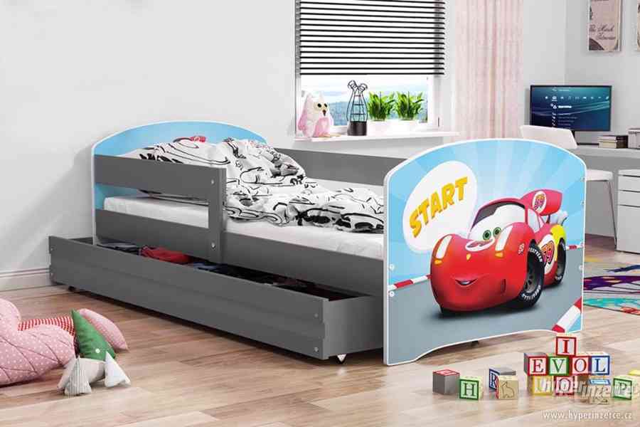 Dětská postel Luki 160x80 + matrace + šuplík - foto 19