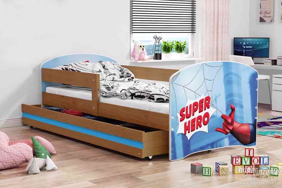Dětská postel Luki 160x80 + matrace + šuplík - foto 28