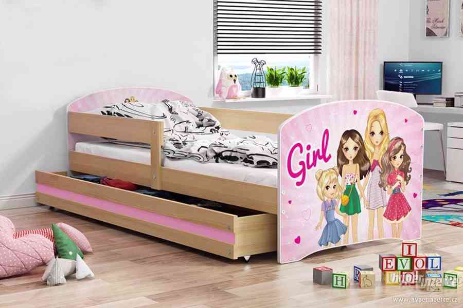 Dětská postel Luki 160x80 + matrace + šuplík - foto 32