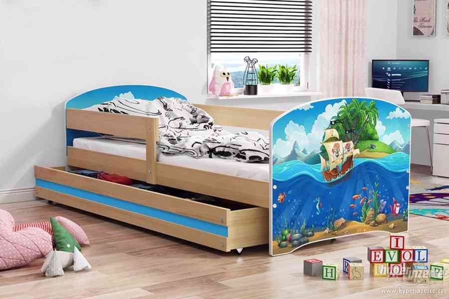 Dětská postel Luki 160x80 + matrace + šuplík - foto 36