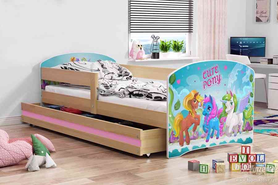 Dětská postel Luki 160x80 + matrace + šuplík - foto 37