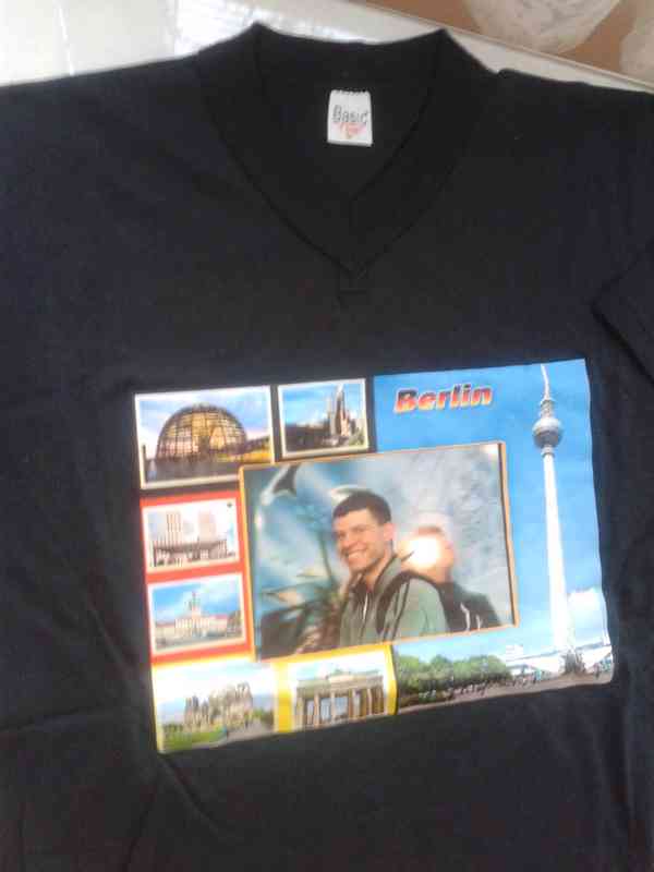 Pánská černá trika - foto 2