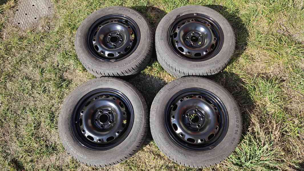 Škoda Fabia letní kola pneumatiky  185/60 R14 disky 6Jx14  - foto 2
