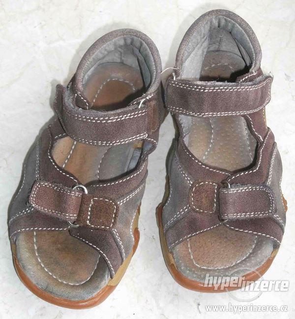 Kvalitni kožené sandálky VEL. 25 - foto 3