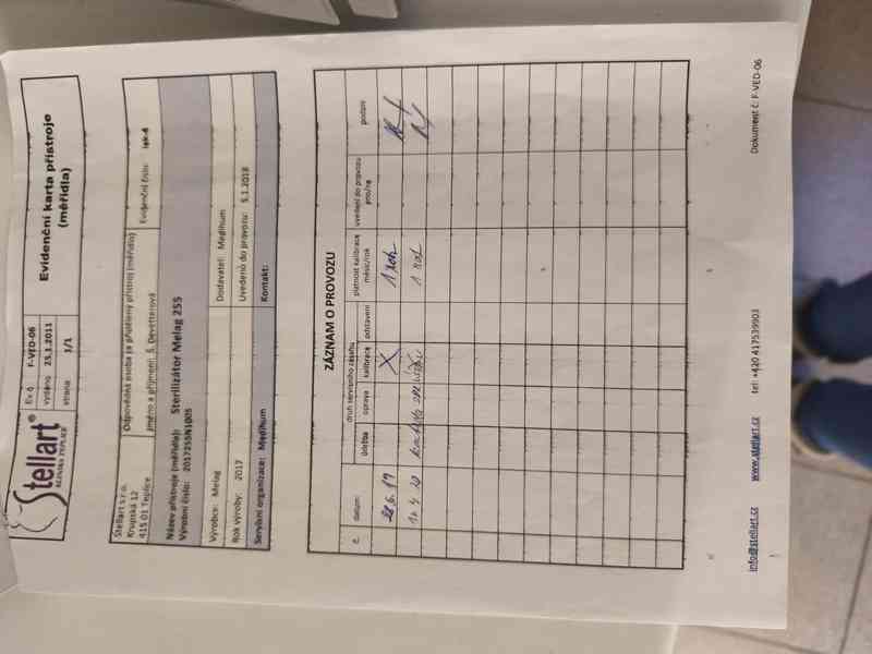 Položka číslo 42 – sterilizátor Melag 255 - foto 3