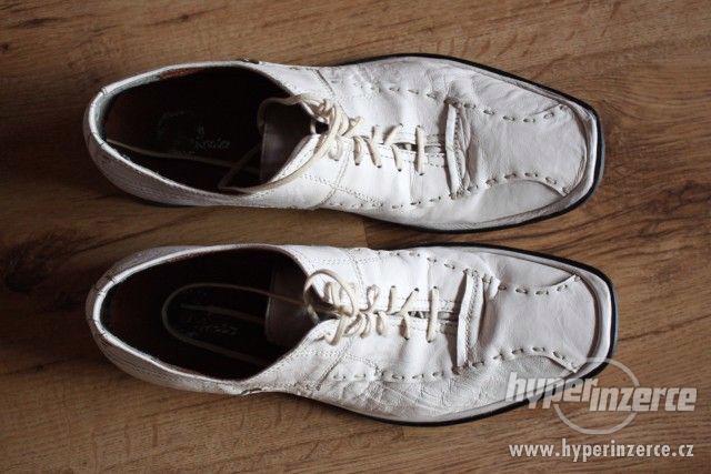 Elegantní kožené boty Baťa - foto 5