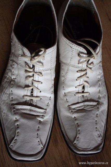 Elegantní kožené boty Baťa - foto 6