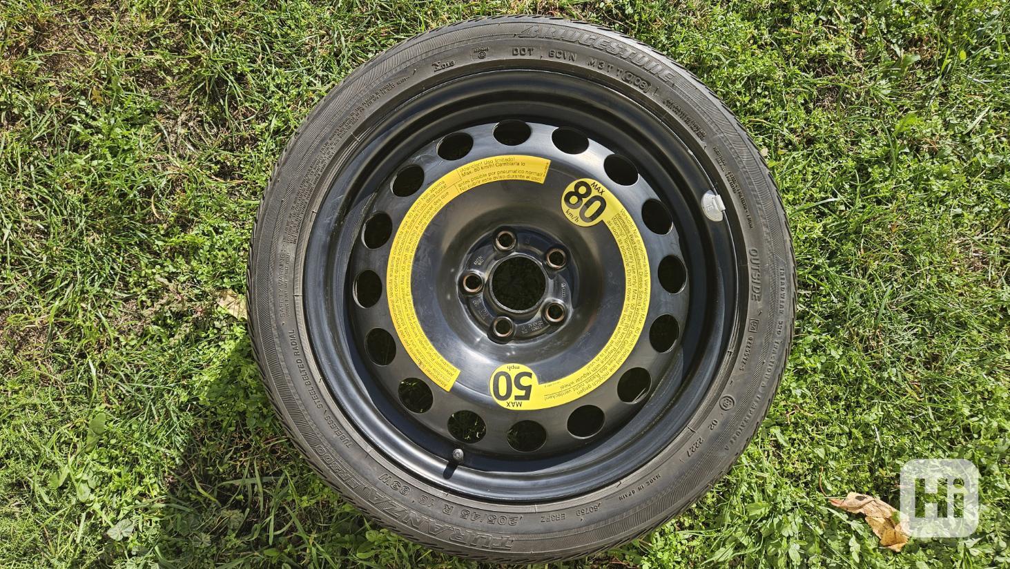 Rezerva 205/45R16 disk 6,5Jx16 5x100 ET42 Škoda VW Audi Seat - foto 1