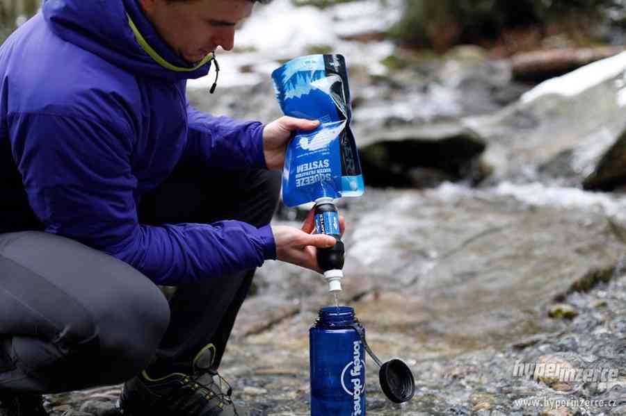 NOVÝ, Vodní filtr SAWYER Mini modrý pro filtrování vody - foto 5