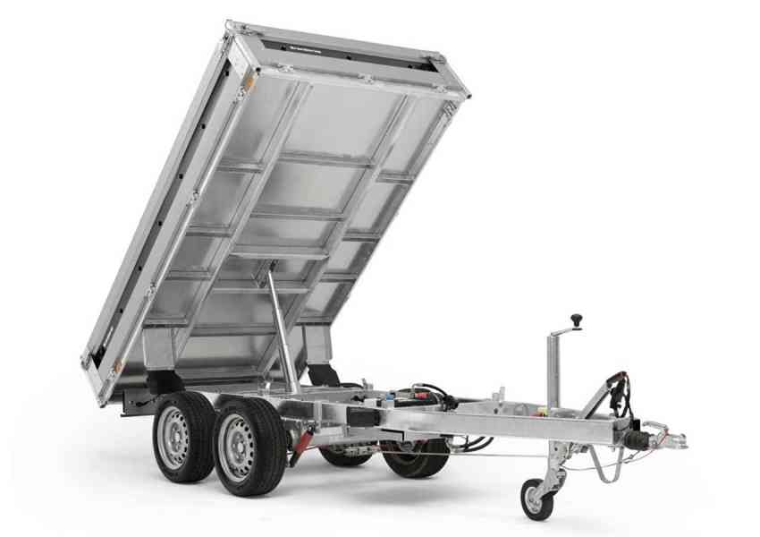 Třístranný elektrohydraulický sklápěč Brenderup 3500 kg - foto 4