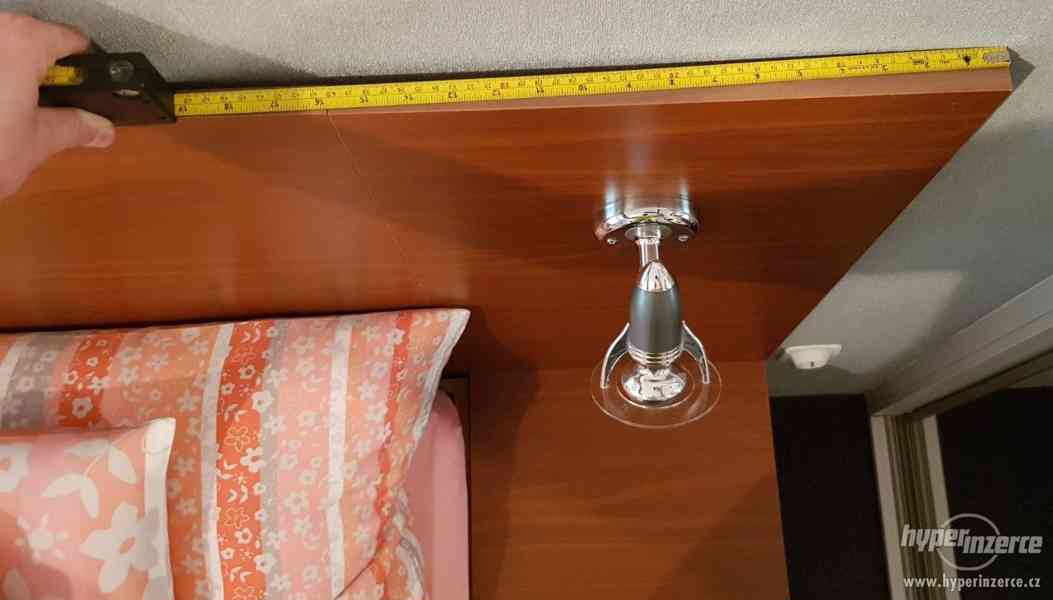 Ložnice postel matrace lamelové rošty, skříňka - foto 10