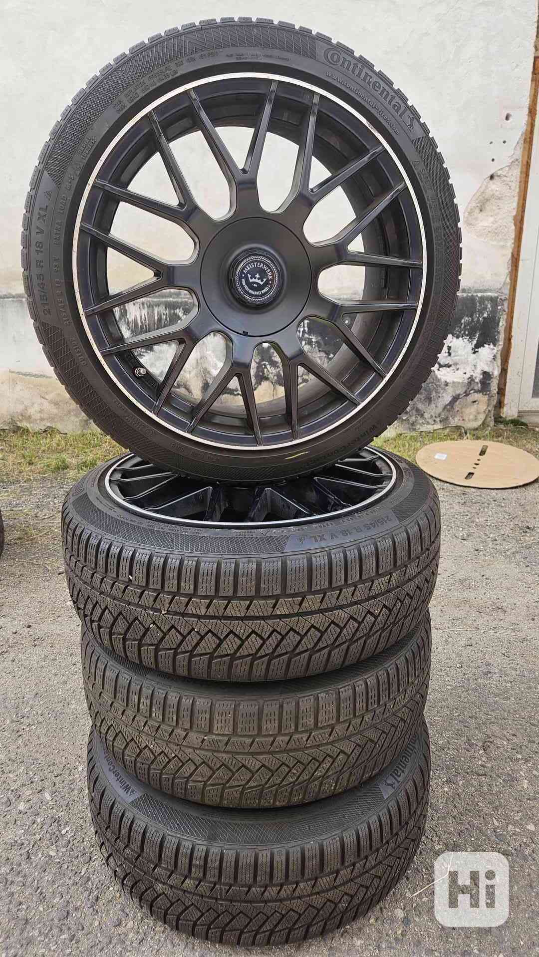 🔥 Alu kola Meisterwerk 18" gloss black – 5x112 / 5x120 + pn - foto 1