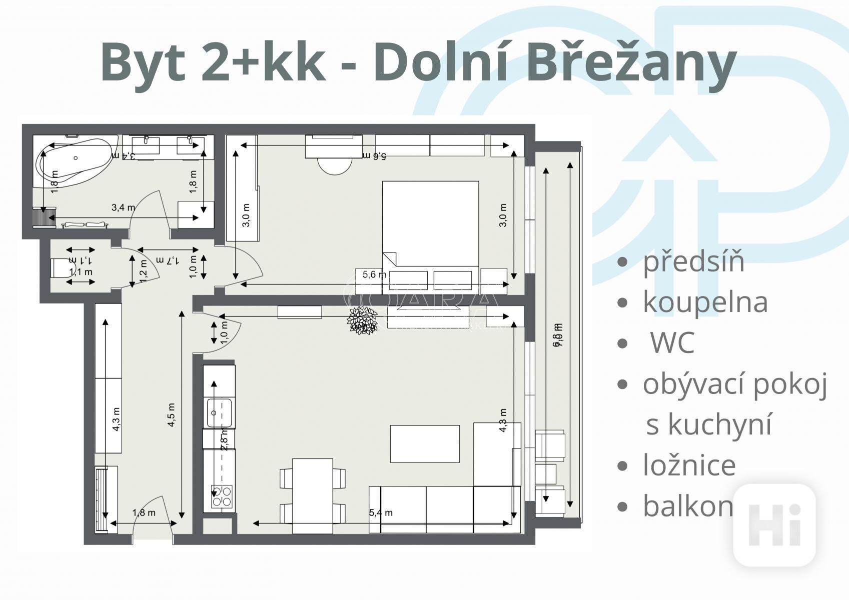 Útulný byt 2+kk ve skvělé lokalitě Dolních Břežan na prodej! - foto 21