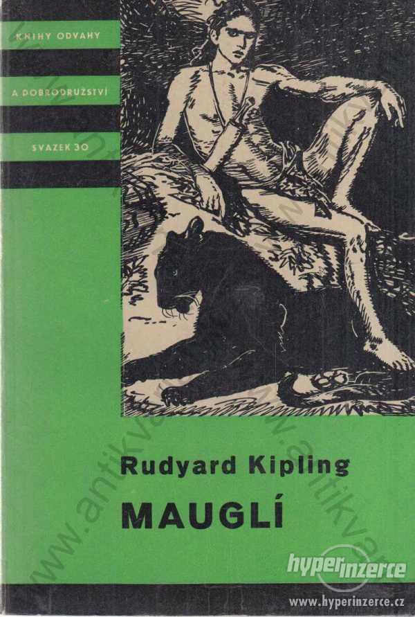 Mauglí Rudyard Kipling Zdeněk Burian 1958 - foto 1