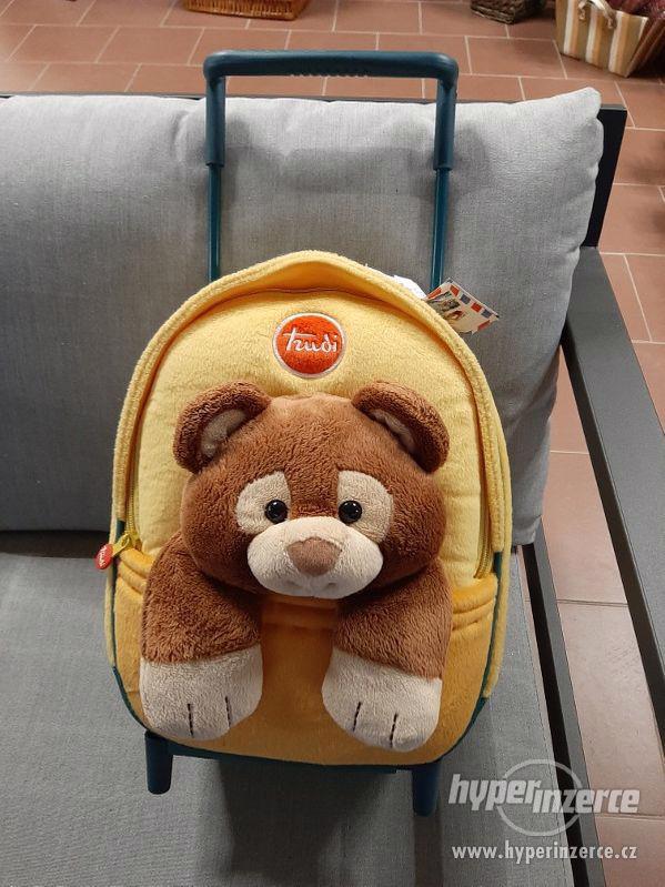 Dětský cestovní kufřík TRUDI - medvídek - batoh - foto 2