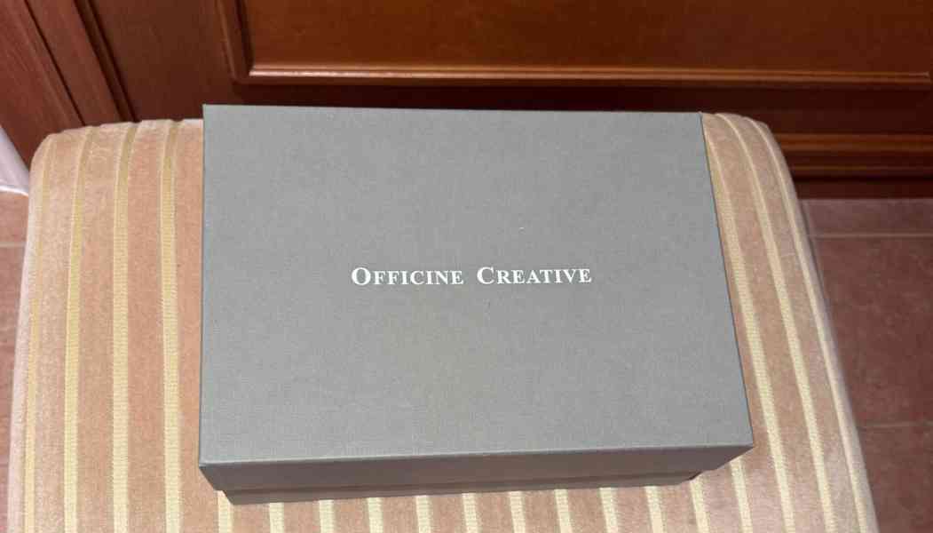 Úplně nové, luxusní, černé, pánské boty OFFICINE CREATIVE - foto 7