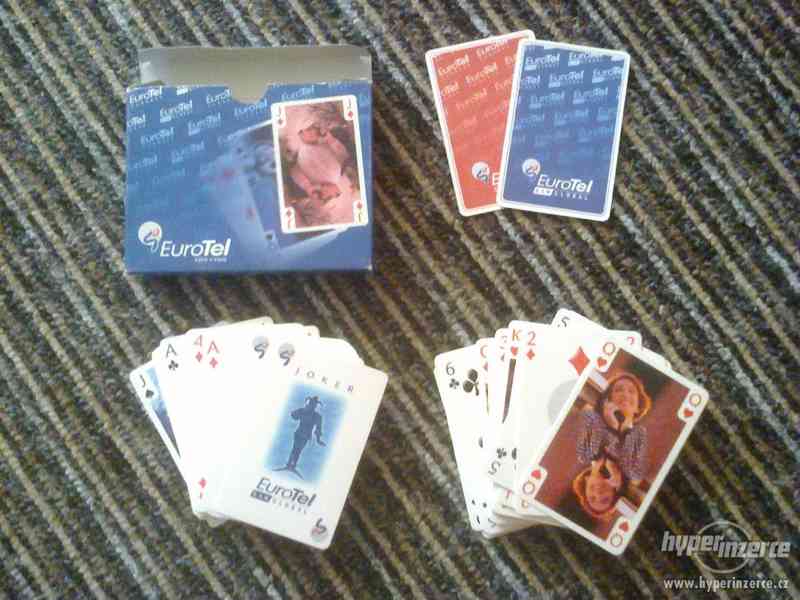 Hrací karty nepoužité - reklamní Eurotel - foto 1