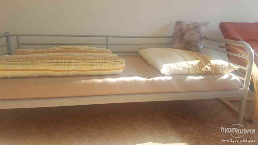 Kovová postel Ikea 200x90 - foto 2