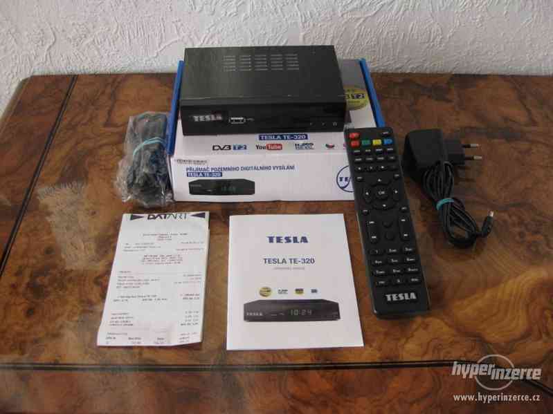 TESLA TE-320 - nový SET-TOP BOX - DVB T2, HV.265 - foto 2