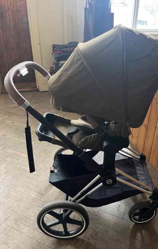 Trojkombinace Cybex Priam khaki green Prodám trojkombinaci z - foto 2
