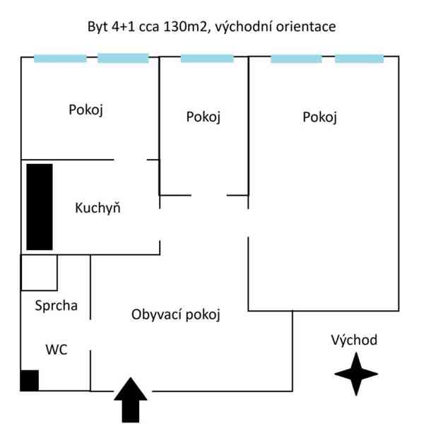 Pronájem 4+1, 130m2 (Liberec centrum, ul. Moskevská) - foto 13