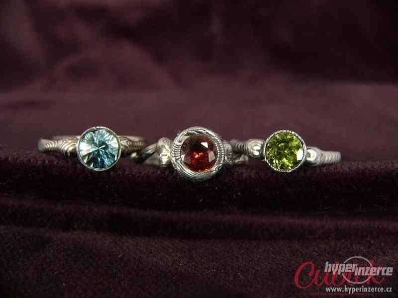 Netradiční zásnubní prsteny z damašské oceli/damasteel - foto 10