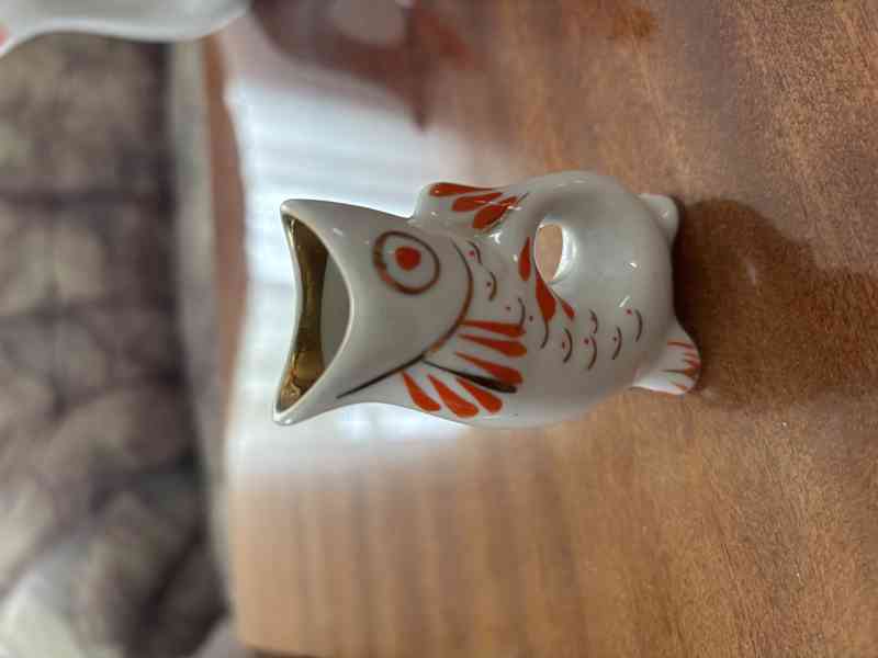 Karafa s panáky - rybí motiv - foto 4