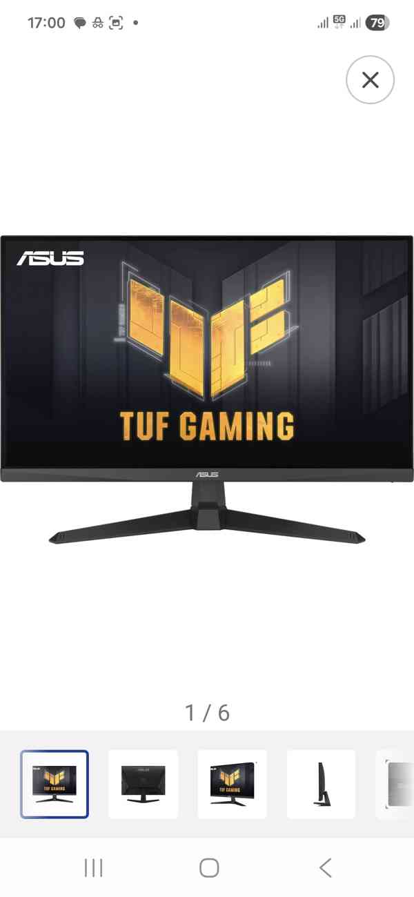 Prodám výkonný herní monitor ASUS TUF Gaming VG279QE5A (27") - foto 2