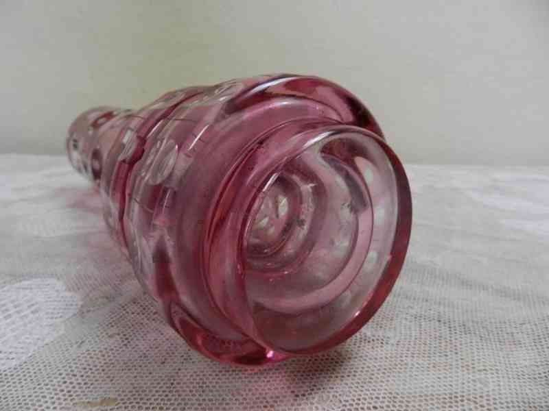 Autorská broušená Váza Čechy 20 st  - foto 4