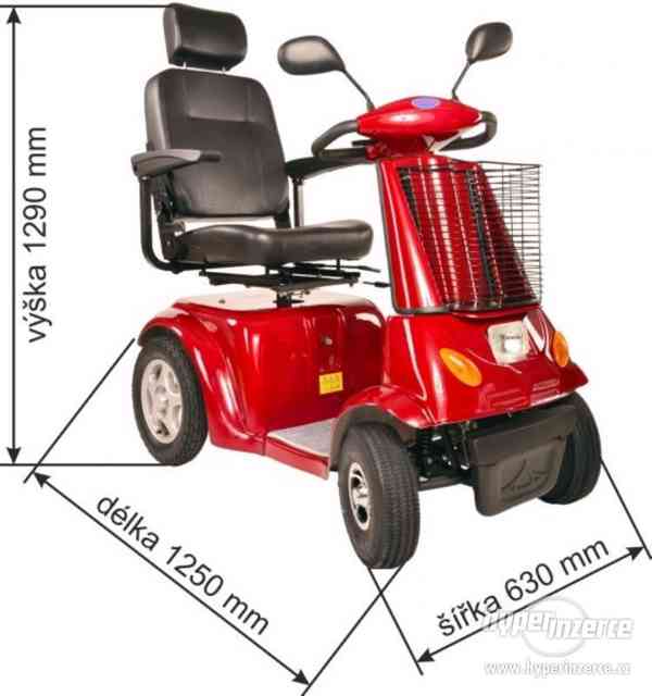Elektrický invalidní vozík,skutr pro seniory - foto 3