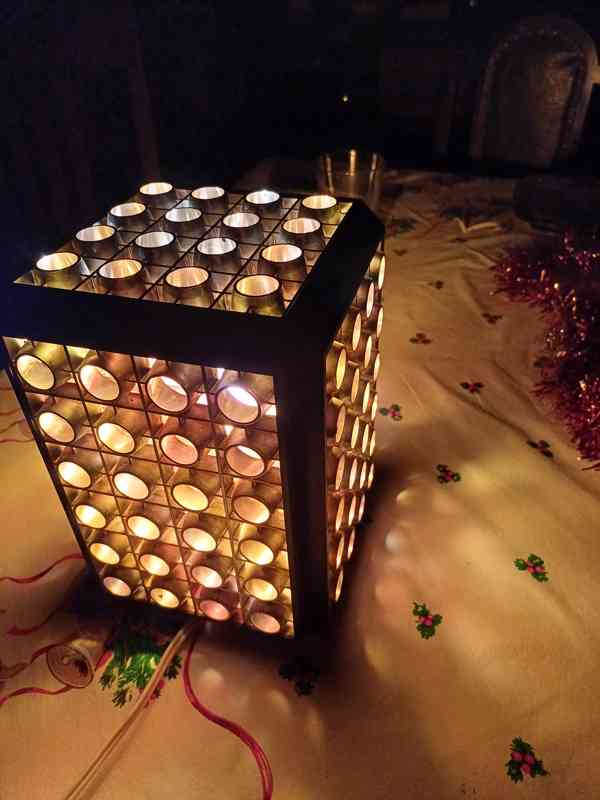 Retro diskotéková lampička s otáčivým válcem	 - foto 6