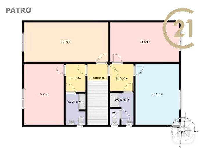 Prostorný rodinný dům 168 m2 , s možností vícegeneračního bydlení a komerčního využití - Liberec – H - foto 5