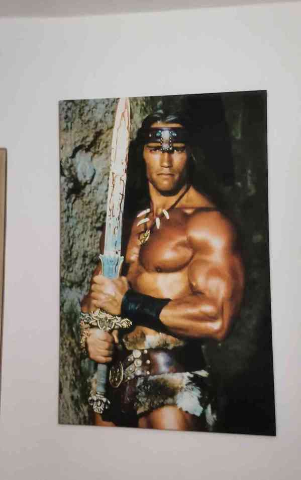 Obraz Barbar Conan 140 x 90 cm!!! Platno. 