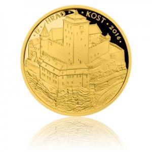 Zlatá mince Hrad KOST PROOF - foto 1