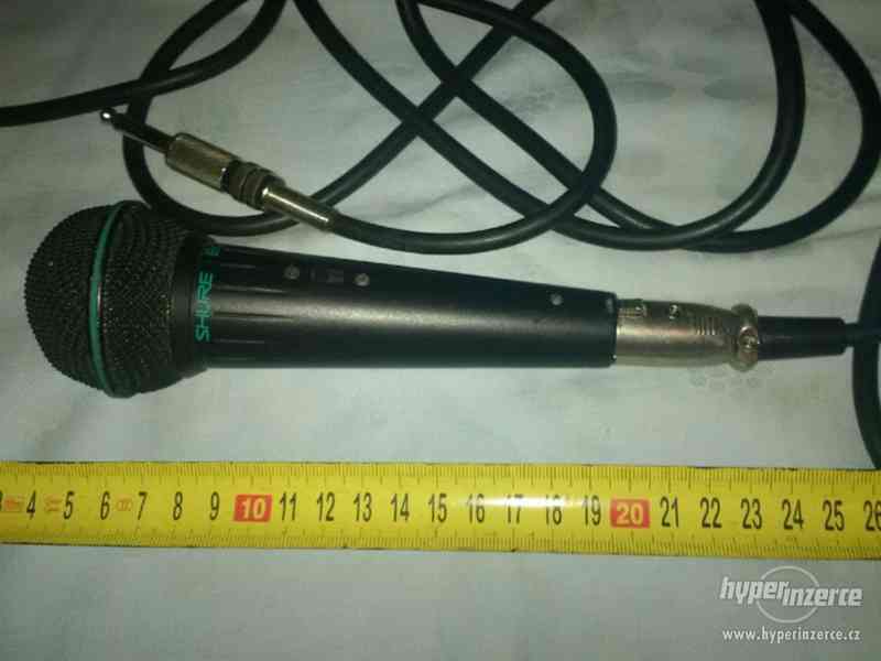 Mikrofon s kabelem - značka napsána v popisu - foto 2