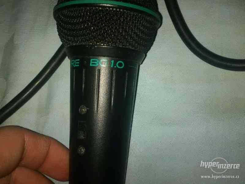 Mikrofon s kabelem - značka napsána v popisu - foto 5