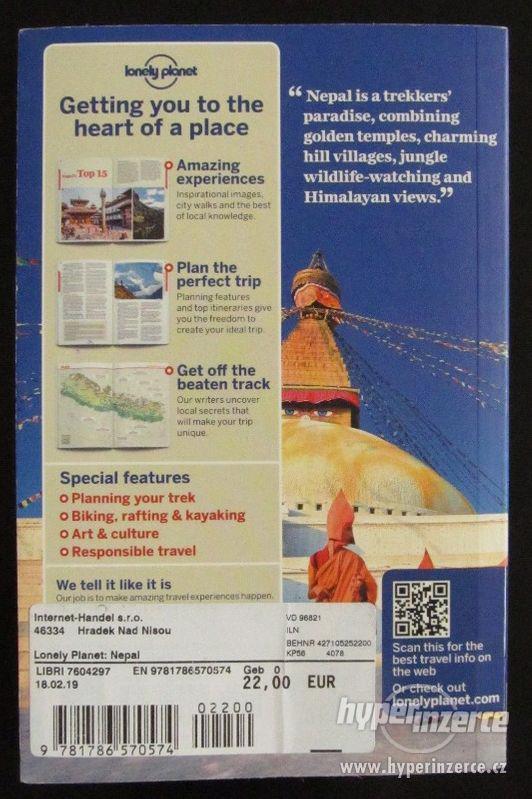 Průvodce Lonely Planet Nepal 2018 AJ téměř nová - foto 2