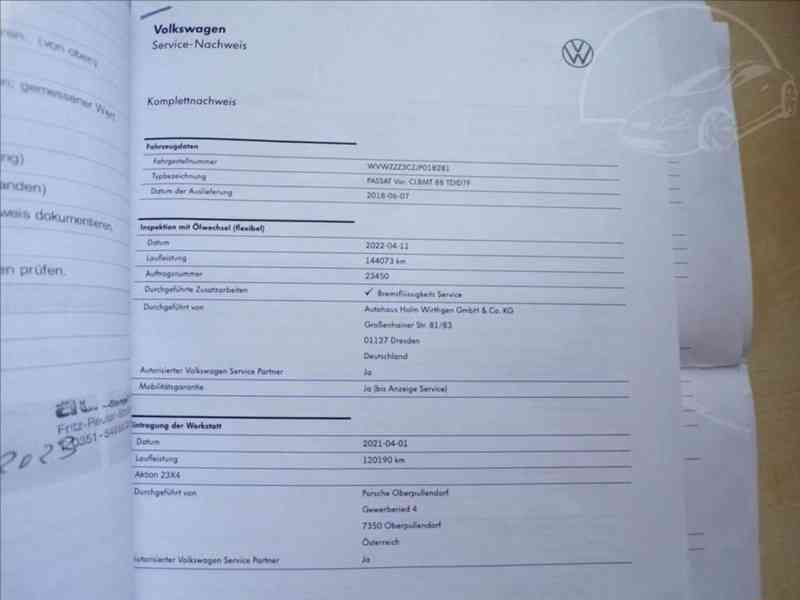 Volkswagen Passat 1,6 TDI DSG,NOVÉ ROZVODY - foto 19