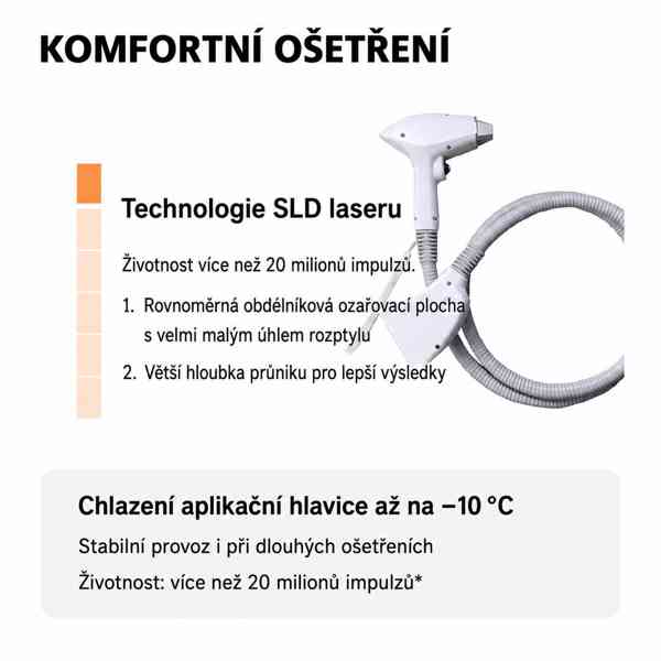 Profesionální diodový laser pro laserovou epilaci  - foto 2