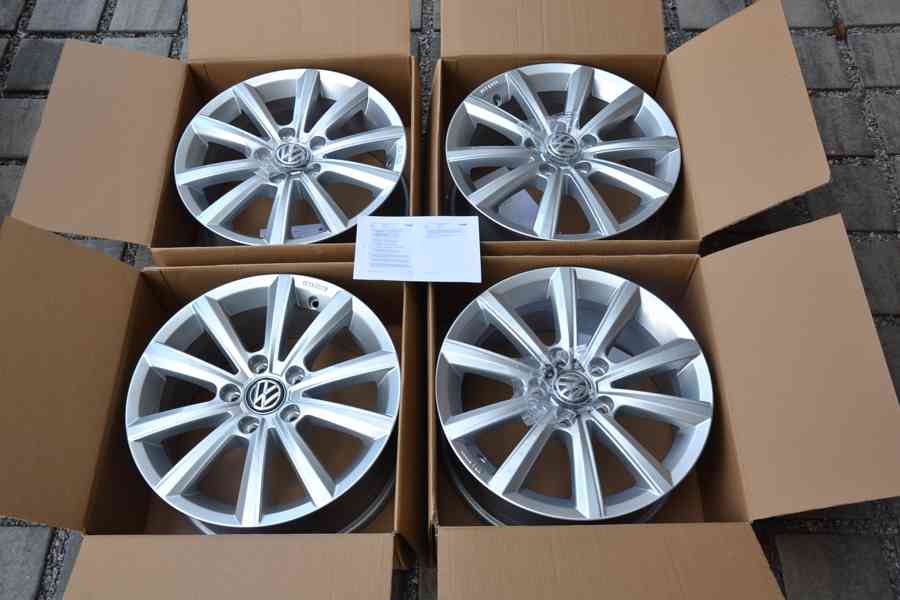 VW Passat, Golf. Škoda apod. -NOVÉ orig. Alu 16 - 6,5x16, - foto 1