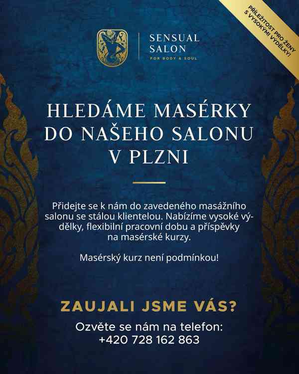 Vysoké výdělky pro ženy - Plzeň