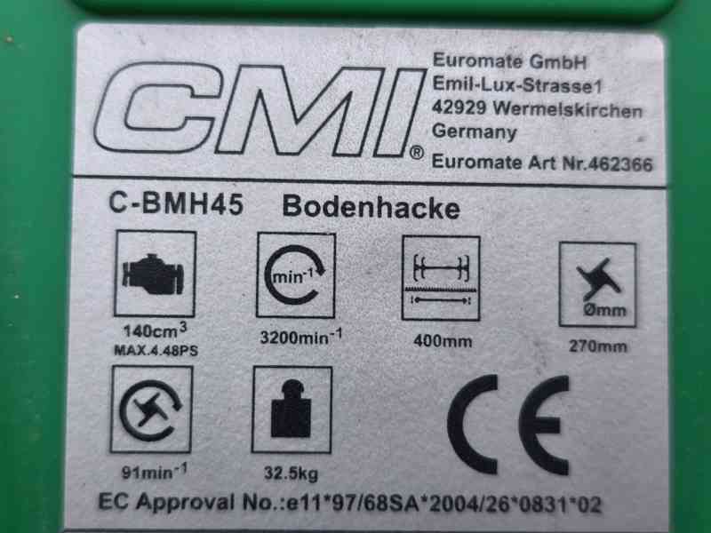 Prodám Benzínový kultivátor CMI C-BMH 45. - foto 5