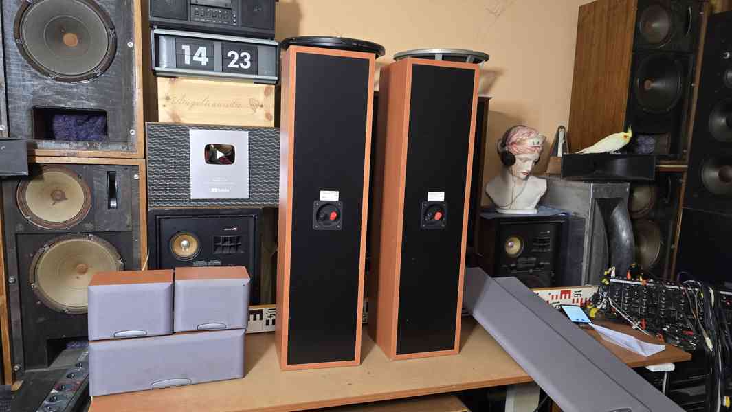 Reprosoustavy SONY (5ks) 2x sloupové, 2x satelit, center - foto 4