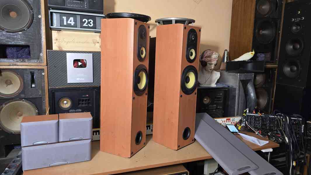 Reprosoustavy SONY (5ks) 2x sloupové, 2x satelit, center - foto 3