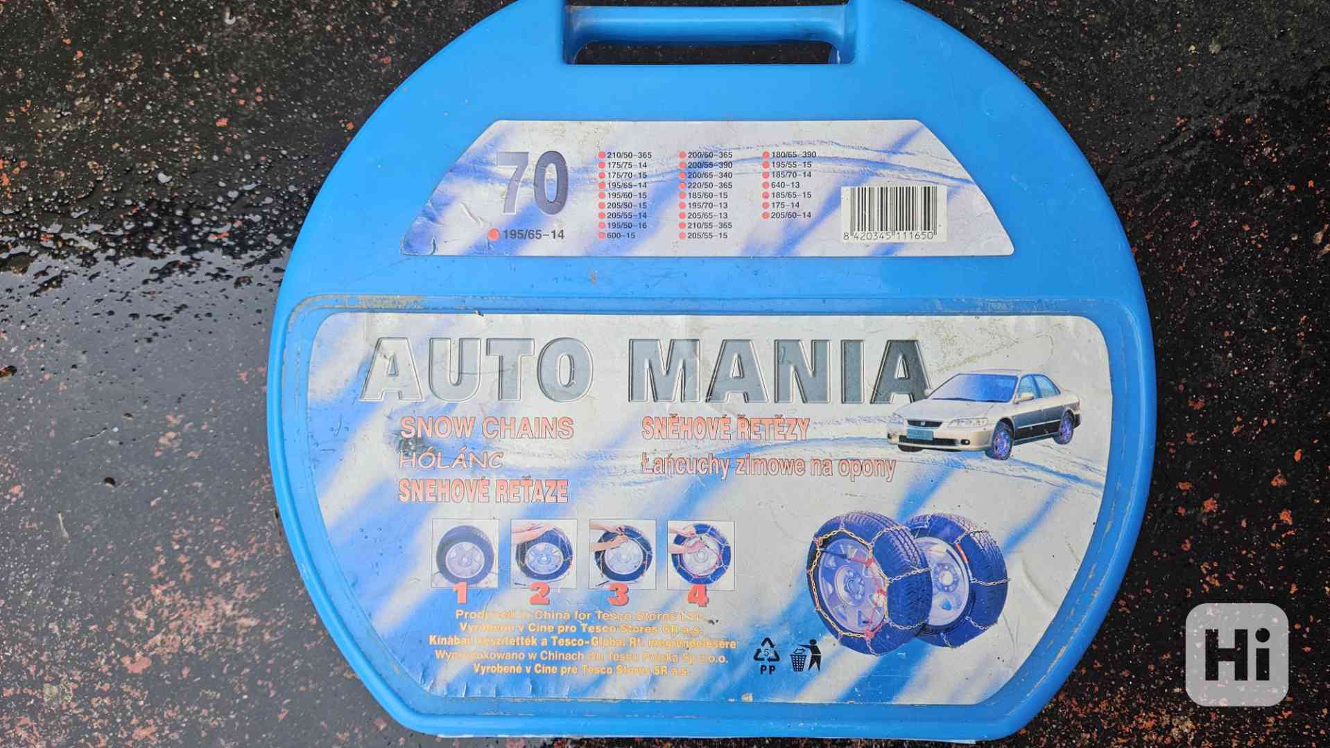Sněhové řetězy 195/65 R14 a další rozměry viz foto - foto 1